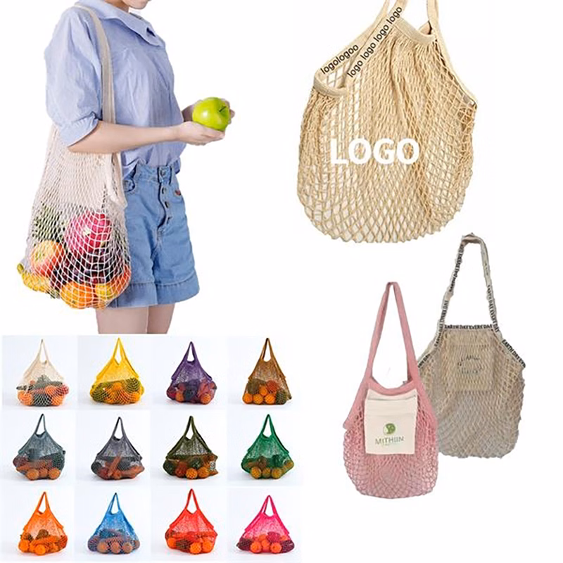 Reusable Cotton Mesh Shopping Bag
