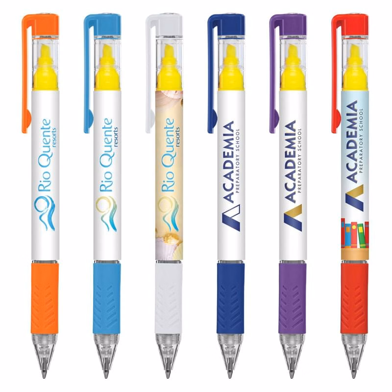 Duplex Brights Highlighter and Pen (Digital Full Color Wrap)