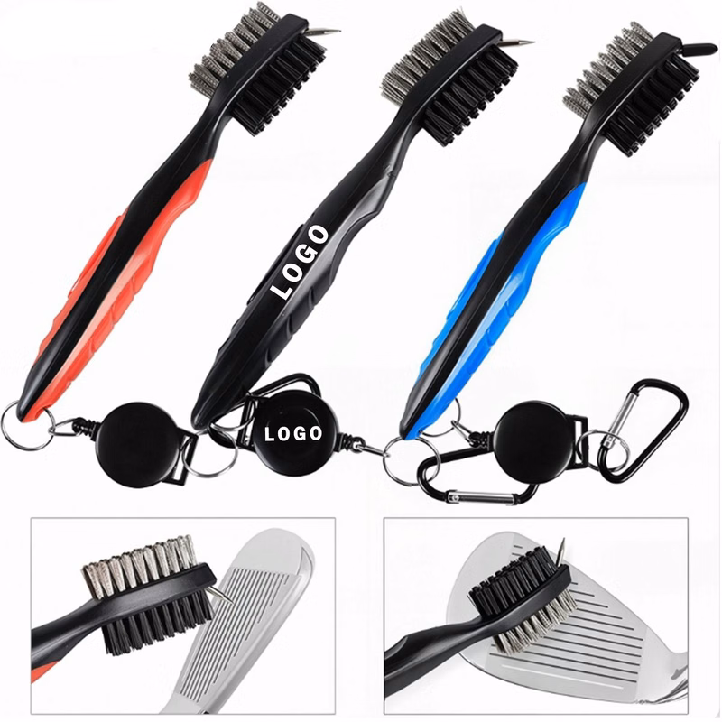Retractable Double-Sided Golf Club Cleaning Brush