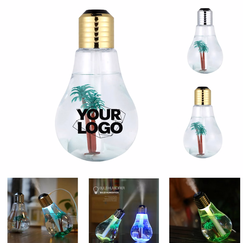 Bulb Humidifier with LED Lights