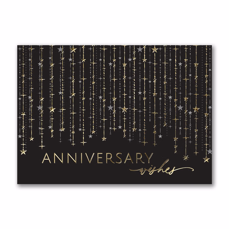 Stellar Wishes Anniversary Card