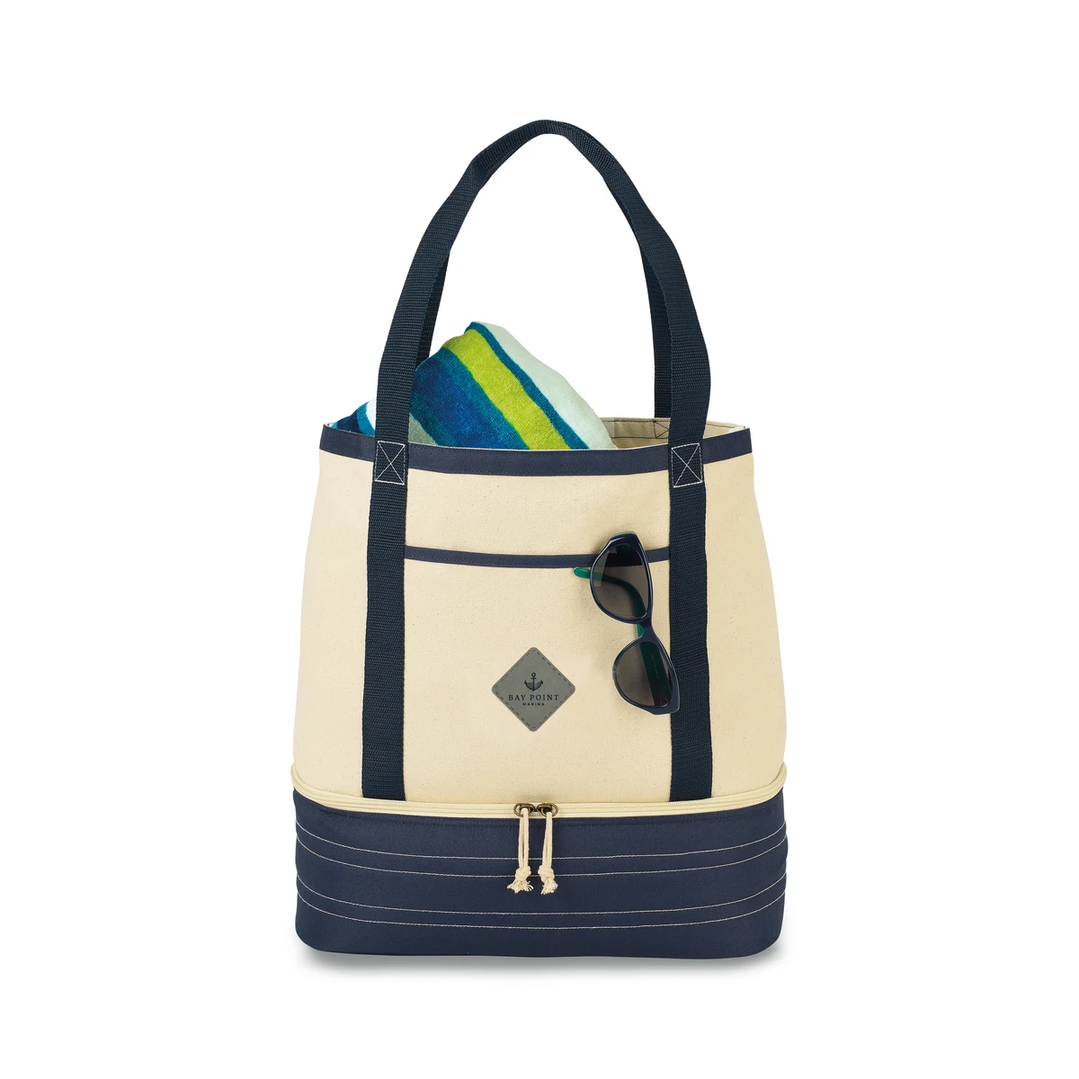Coastal Cotton Insulated Tote, custom tote bag with logo imprint 1