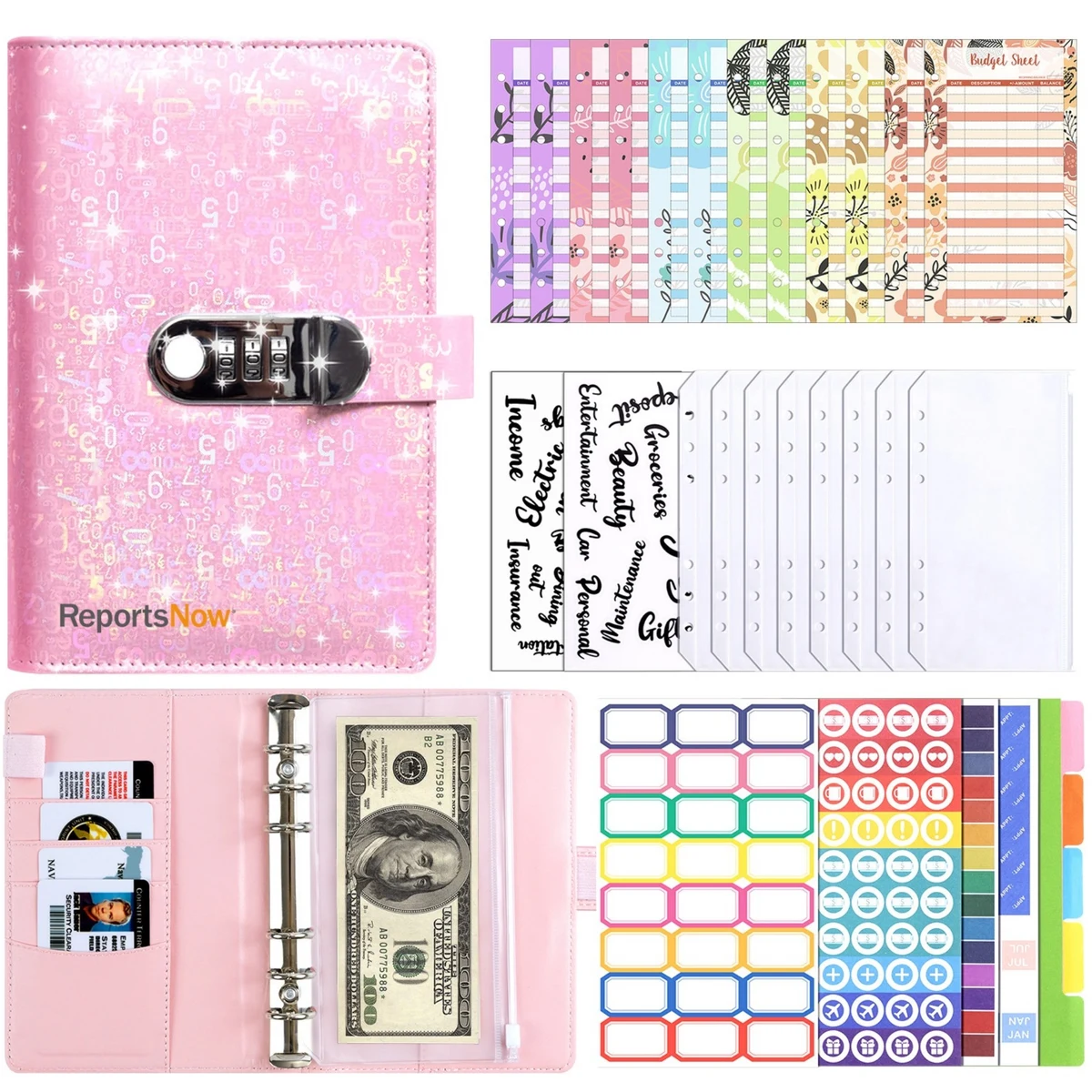 A6 Budget Binder With Lock 1
