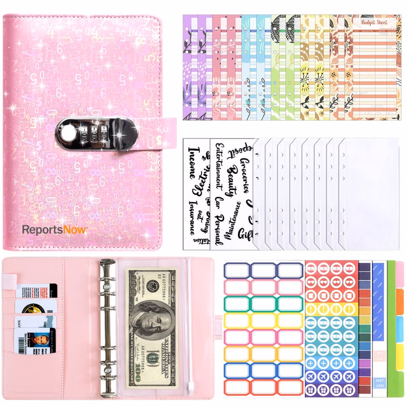 A6 Budget Binder With Lock