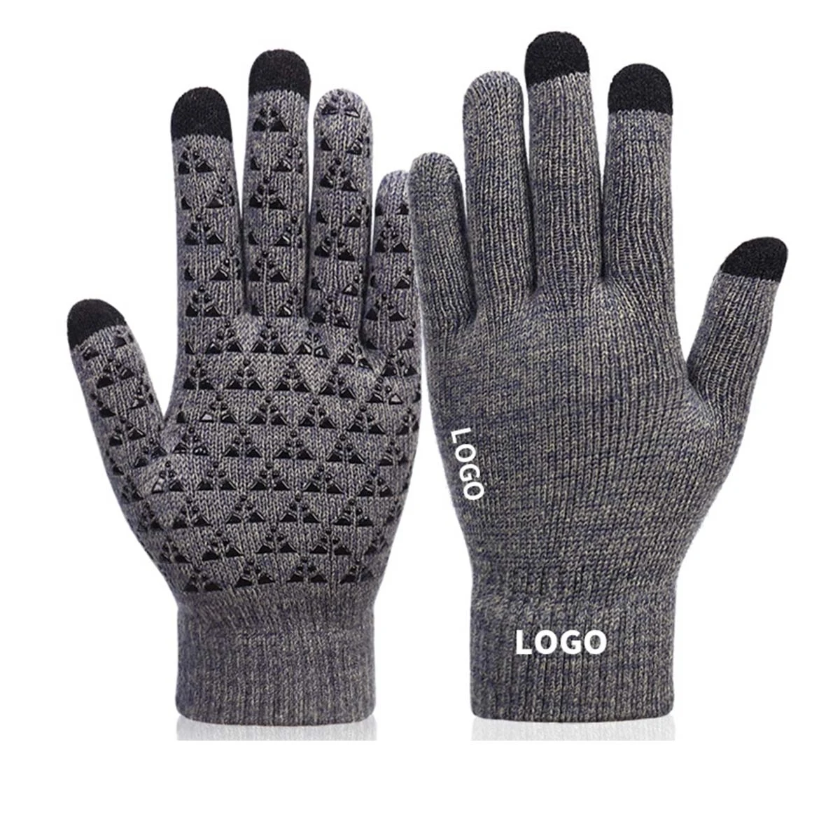 Winter Acrylic Knit Gloves 1