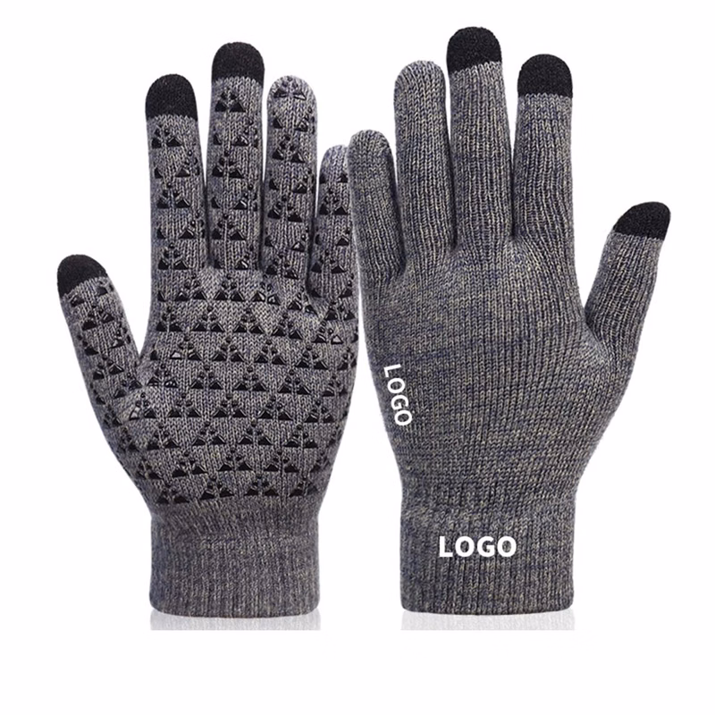 Winter Acrylic Knit Gloves