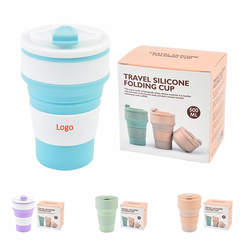 17oz Silicone Collapsible Travel Cup