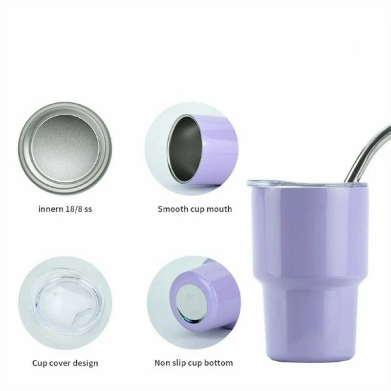 3oz Stainless steel insulated car cup 1