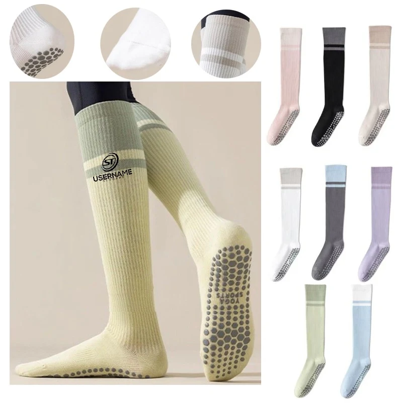 Non-Slip Silicone Breathable Comfort Knee-High Grip Socks 1