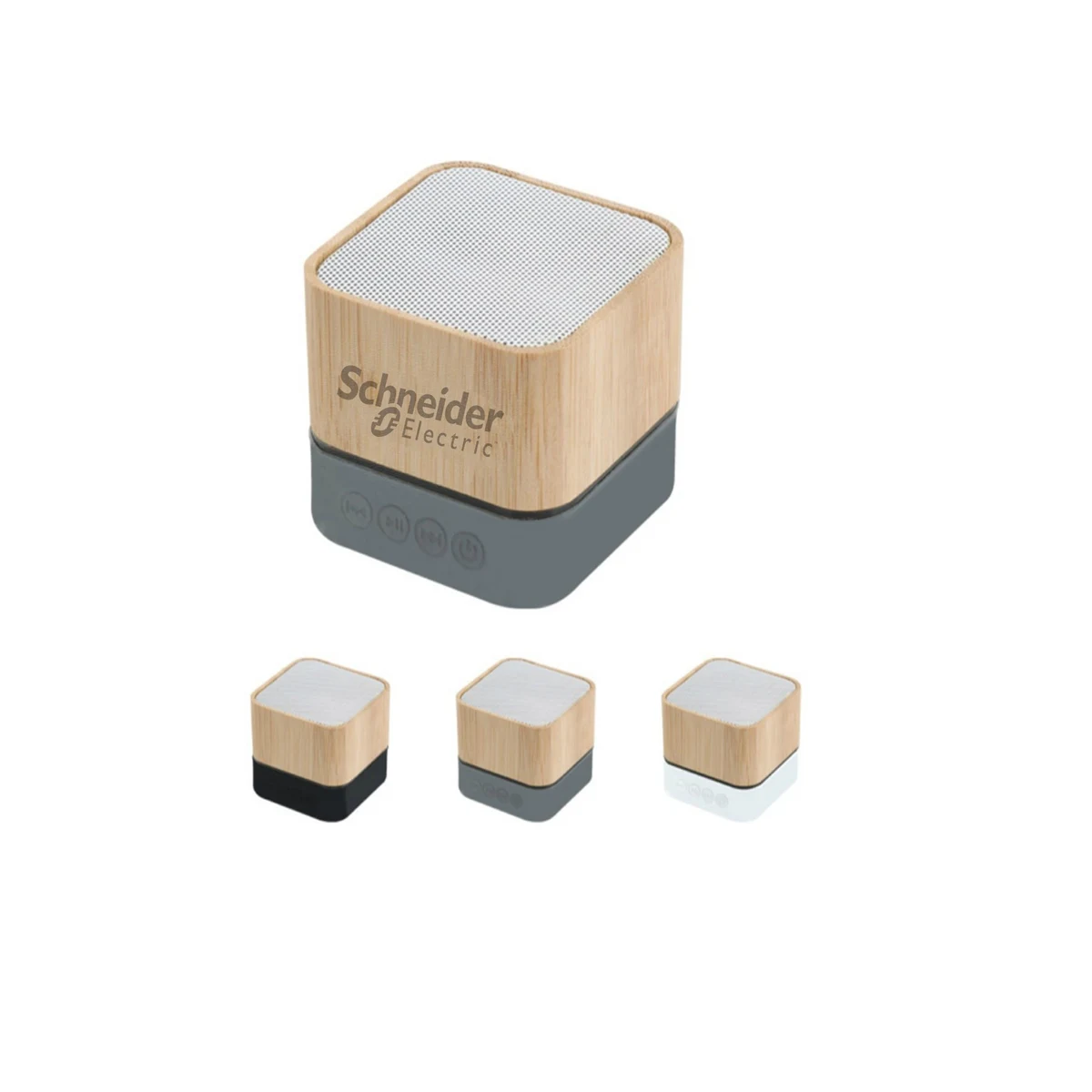 Portable Bamboo Wireless Light-Up Speaker 1