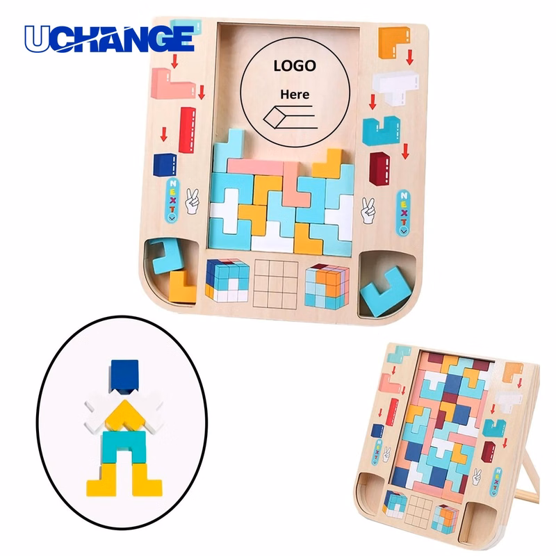 Montessori Wooden Tetris Educational Toy