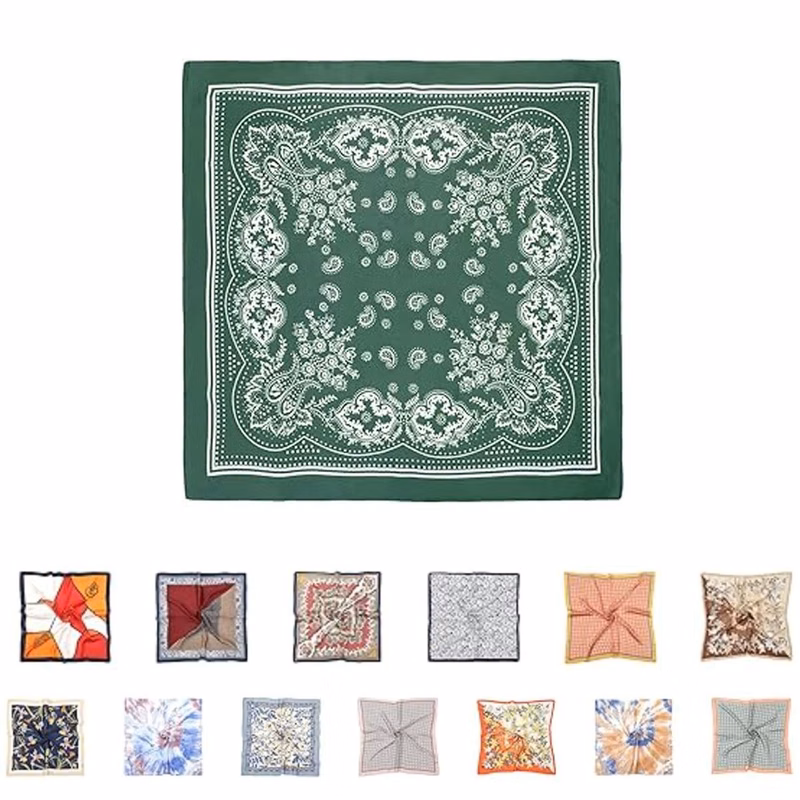 Custom Silk-Feel Satin Scarf Sets
