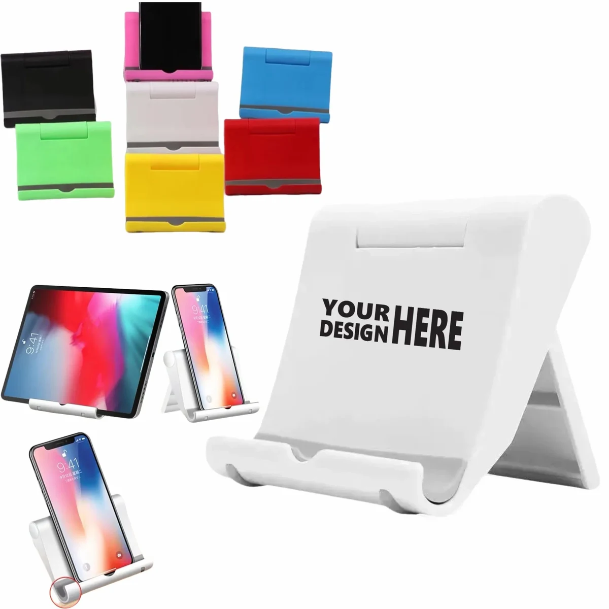 Custom Logo Foldable Phone Tablet Stand 1