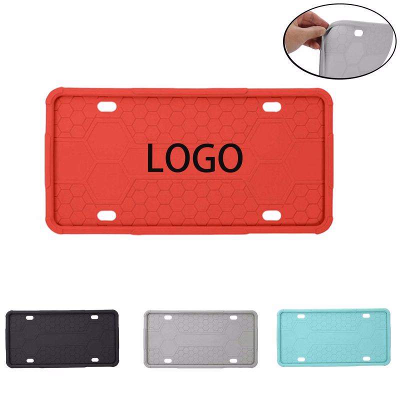 Durable Silicone Waterproof License Plate Frame