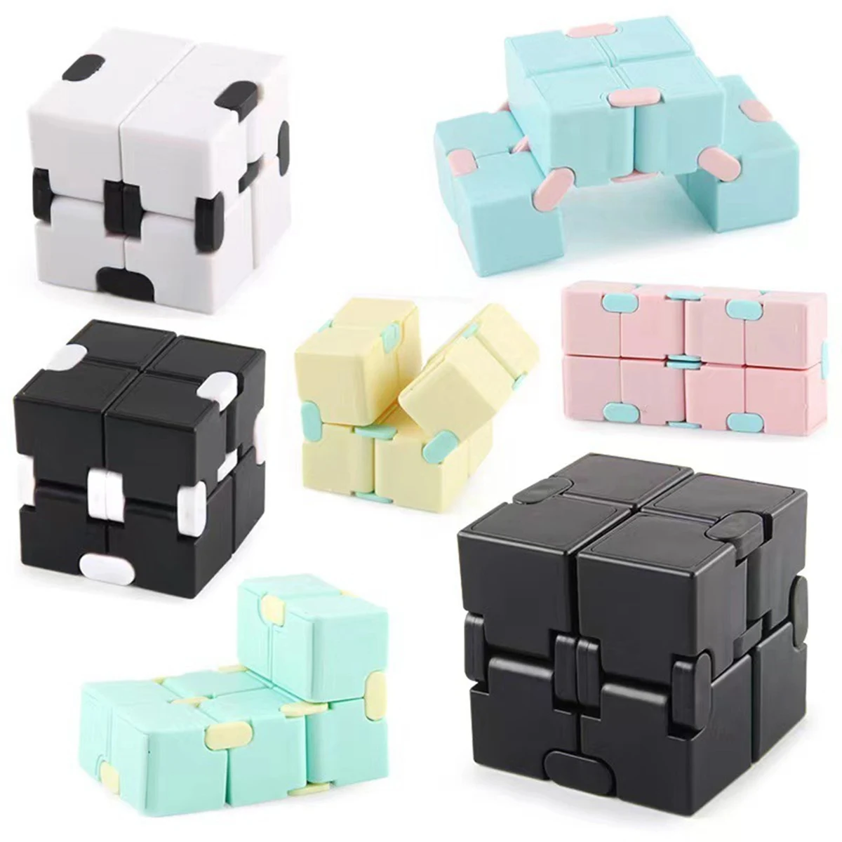 Plastic Infinite Finger Cube Toy 1