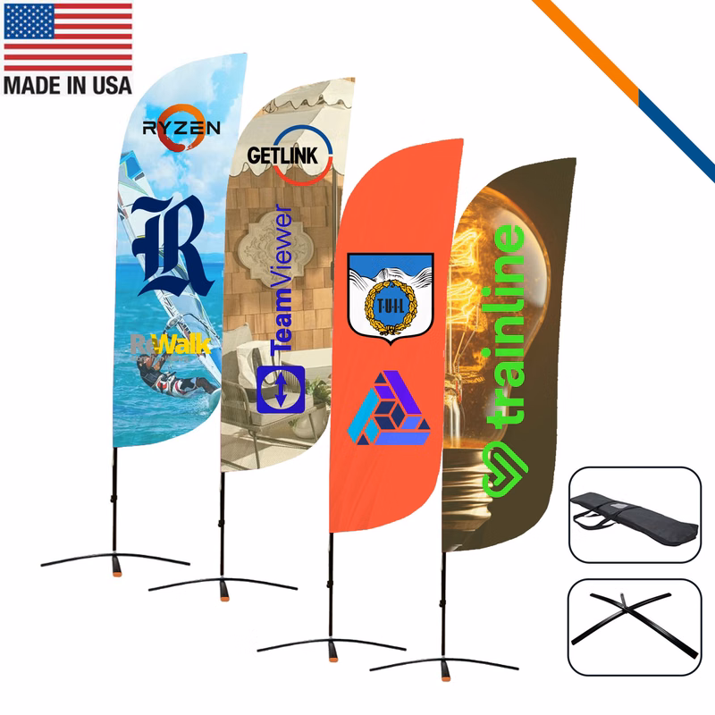 10' Nairo Double-Sided Feather Flag