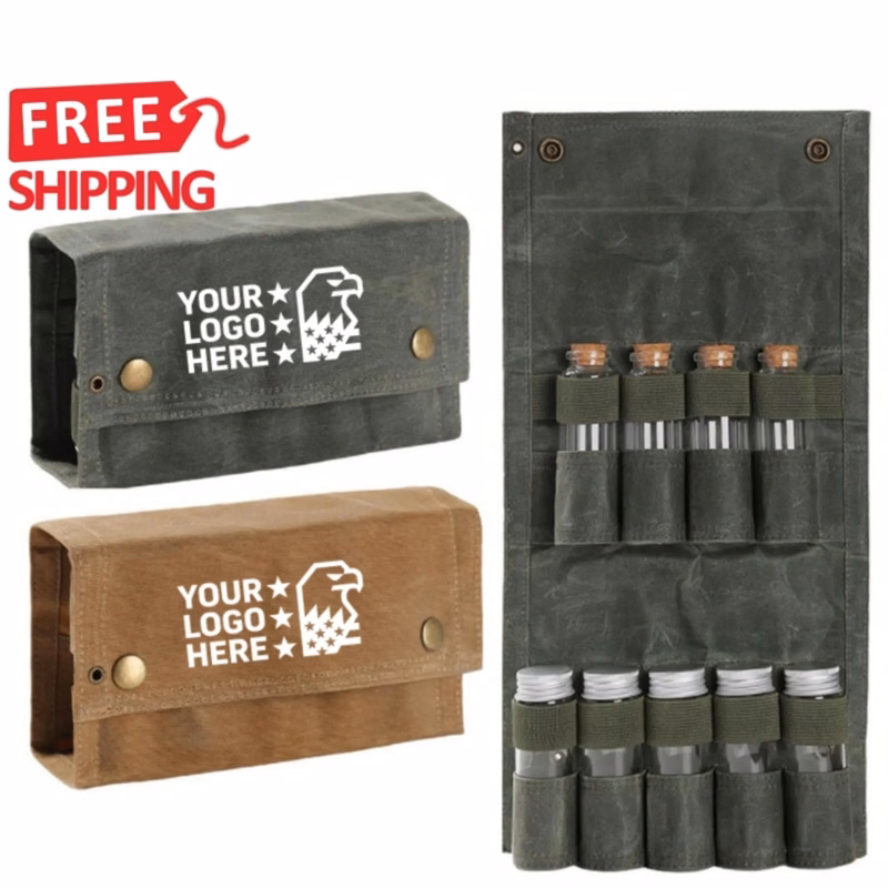Canvas Spice Bag Seasoning Organizer Set