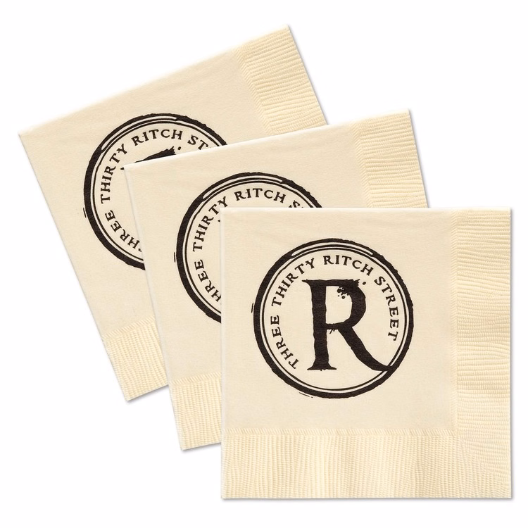 3-Ply Ecru Facial-grade Beverage Napkin