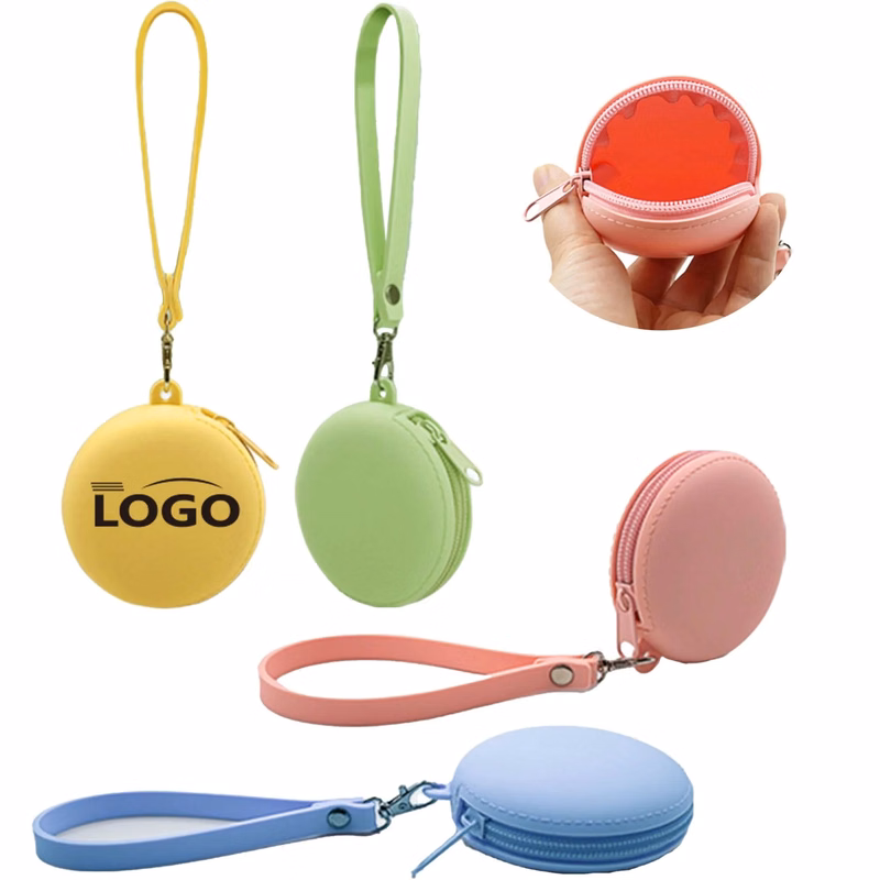 Round Silicone Coin Pouch