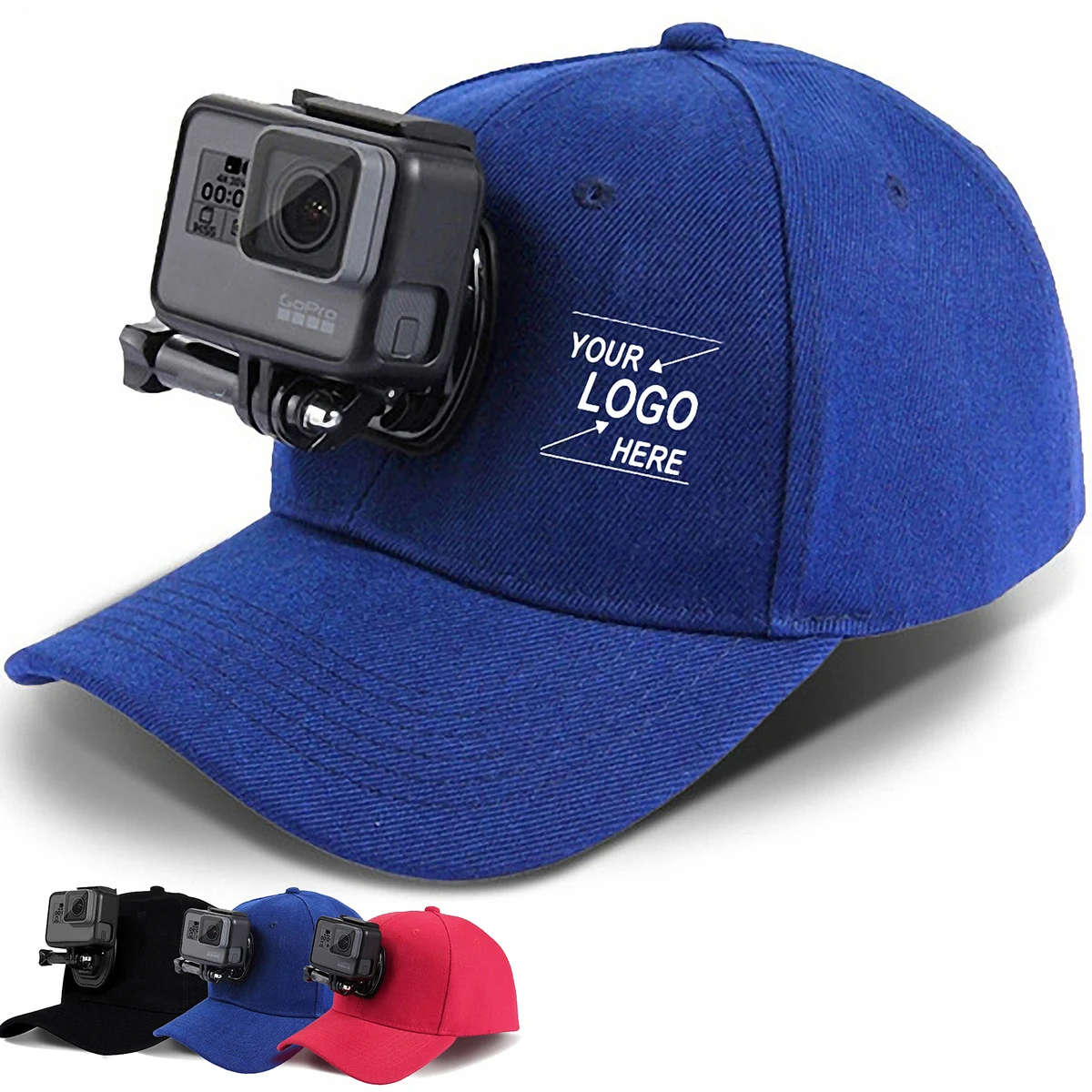 Action Camera Baseball Cap Holder 1