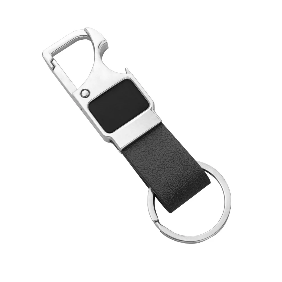 PU Leather Strap Keychain with Bottle Opener 1