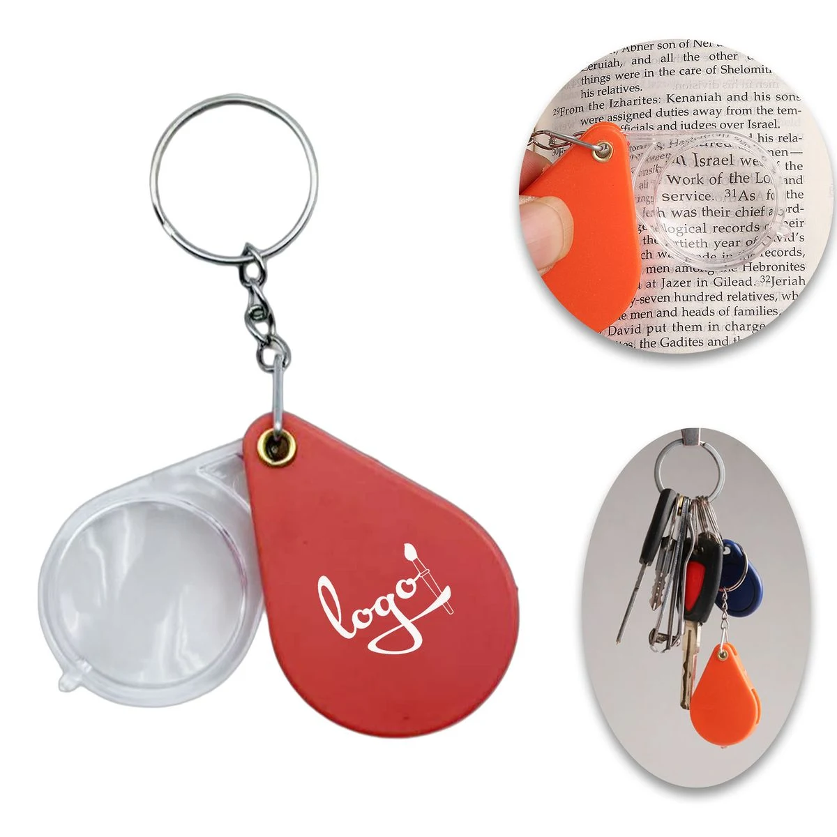 Magnifying Glass With Keychain 1