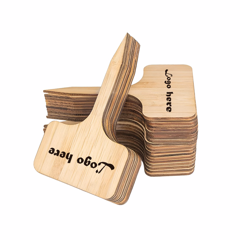 MOQ50 Eco-Friendly Wooden Plant Label Tags