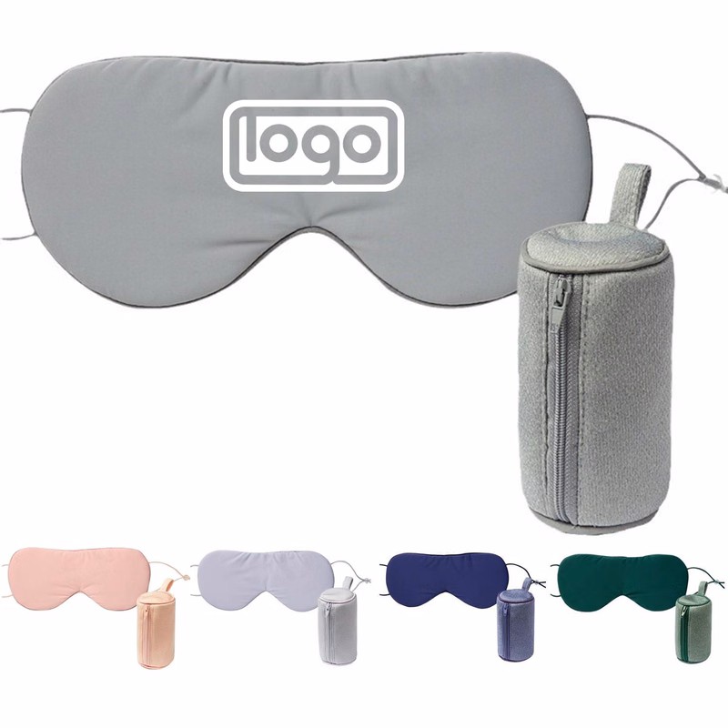 Polyester Sleeping Eye Mask w/ Elastic Strap