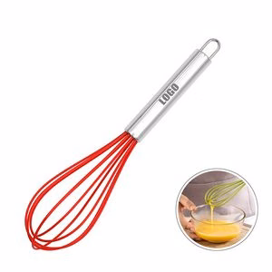 10 Inch Colorful Stainless Steel Balloon Whisk Optimal Whipping Tool