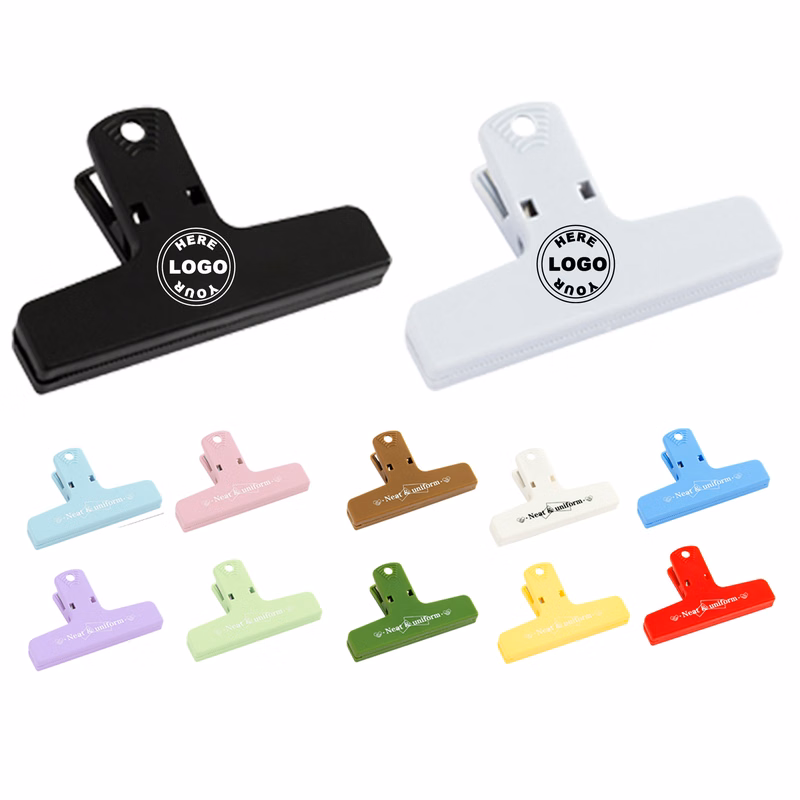 Multicolor Plastic Document Clip