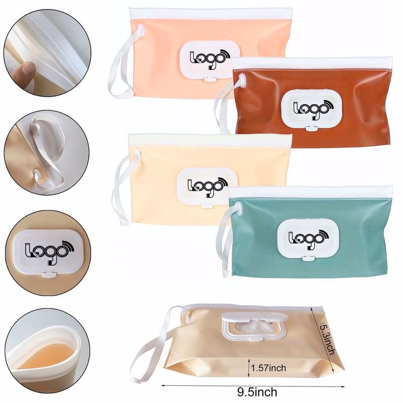 MOQ50 Reusable Wet Wipes Refill Bags