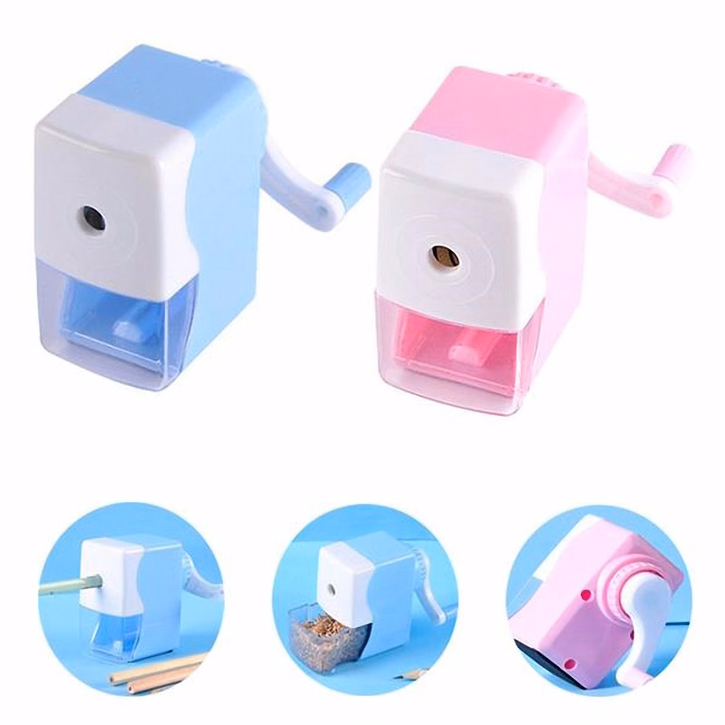 Alloy Pencil Sharpener with Shavings Container