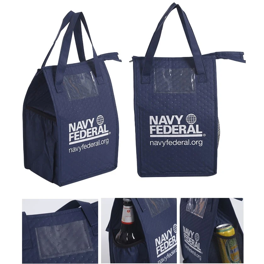 Insulated Lunch Bag w/Side Pocket 1