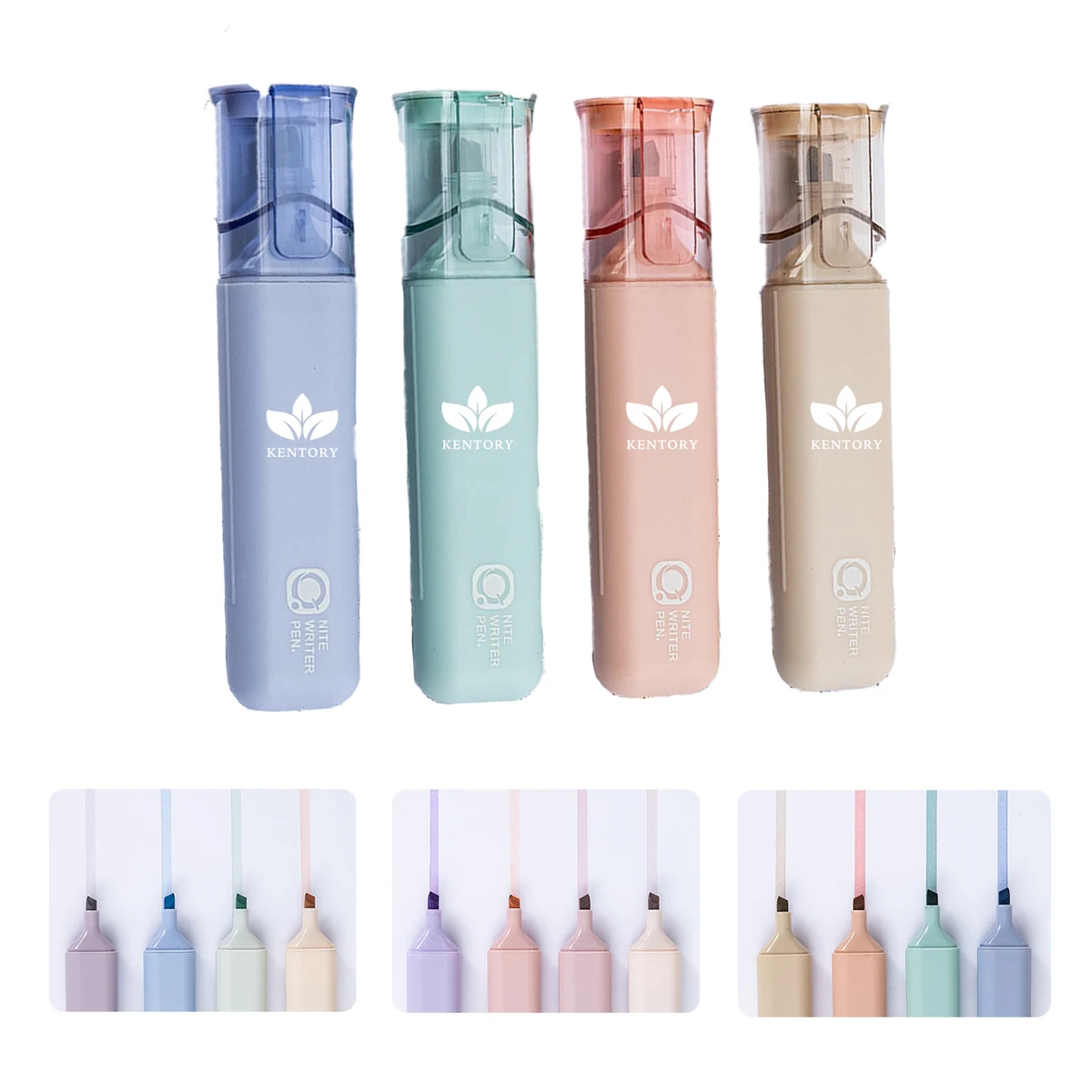 Highlighter 4 Pastel Assorted Colors 1