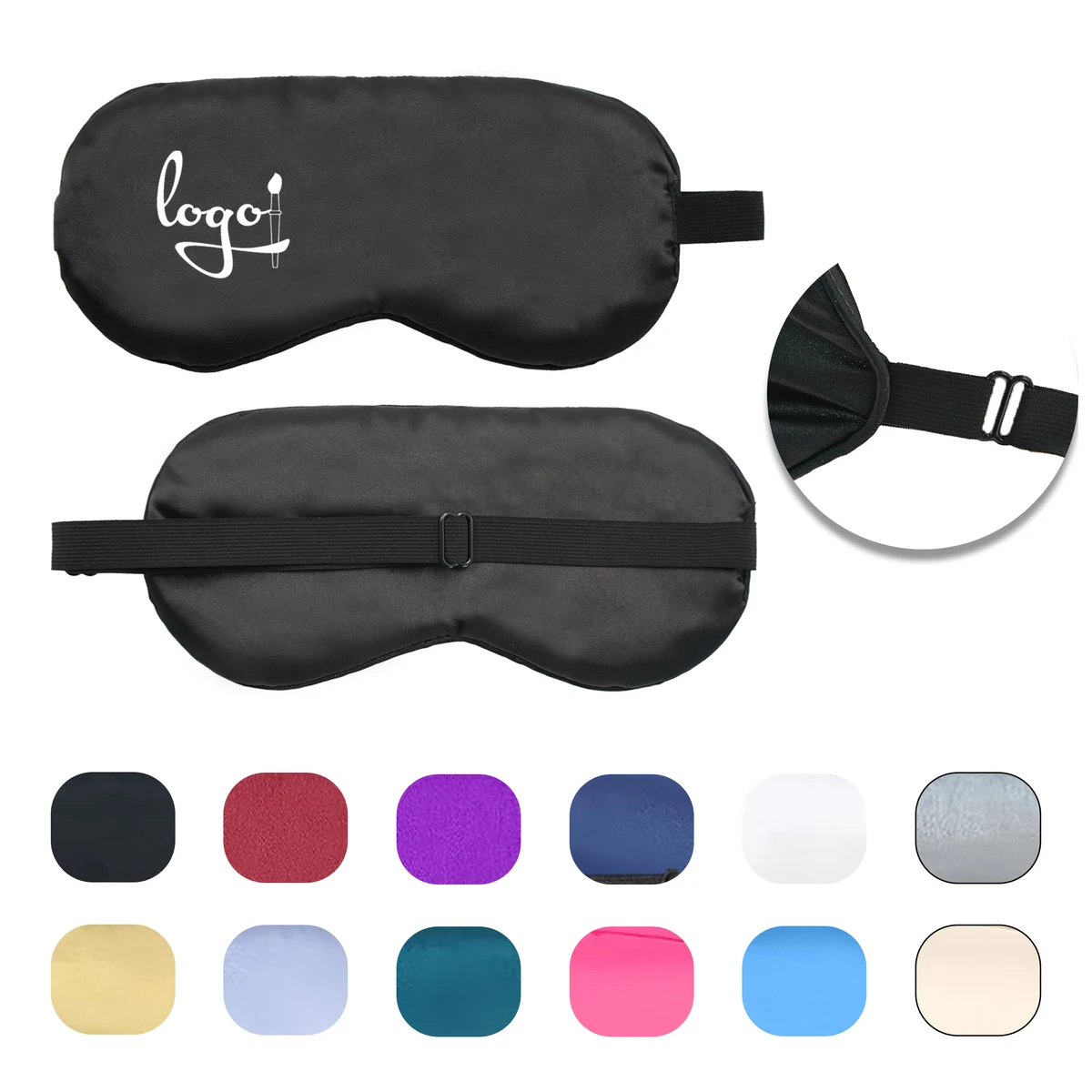 Soft Silk Adjustable Eye Mask 1