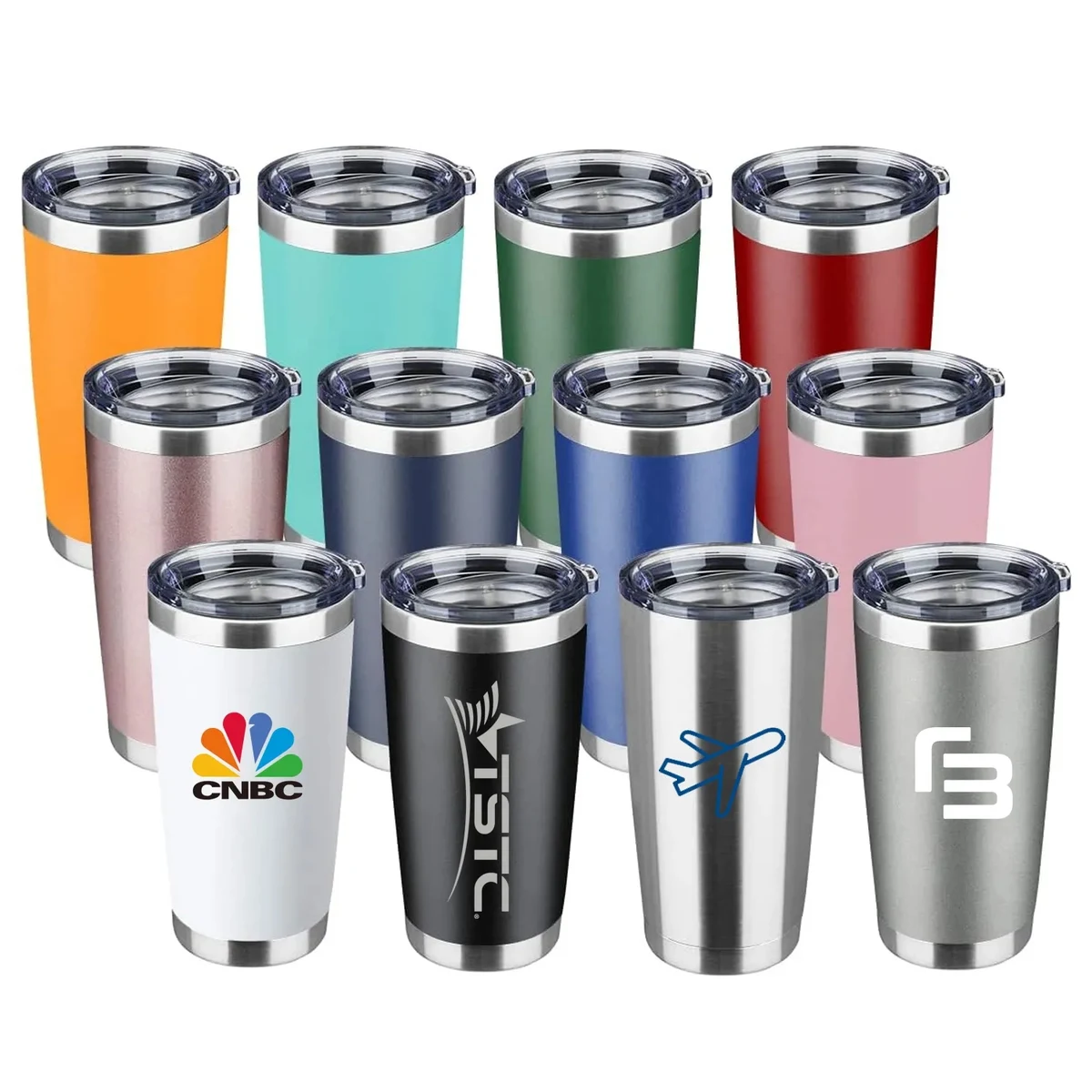 20oz - Stainless Double Wall Vacuum Tumbler 1