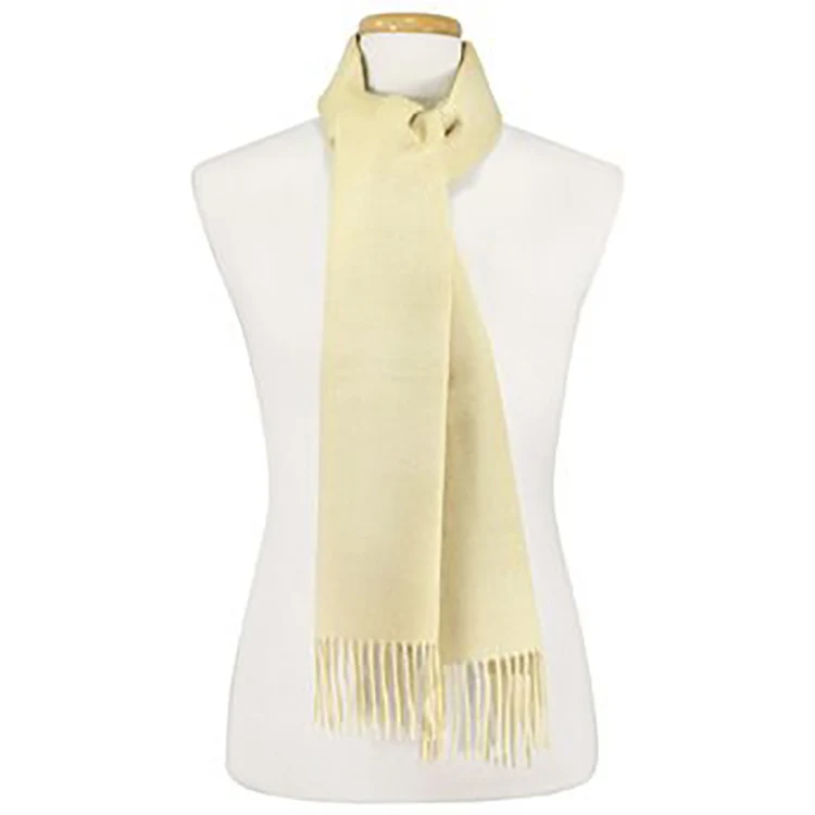 Ivory 100% Alpaca Scarf 1