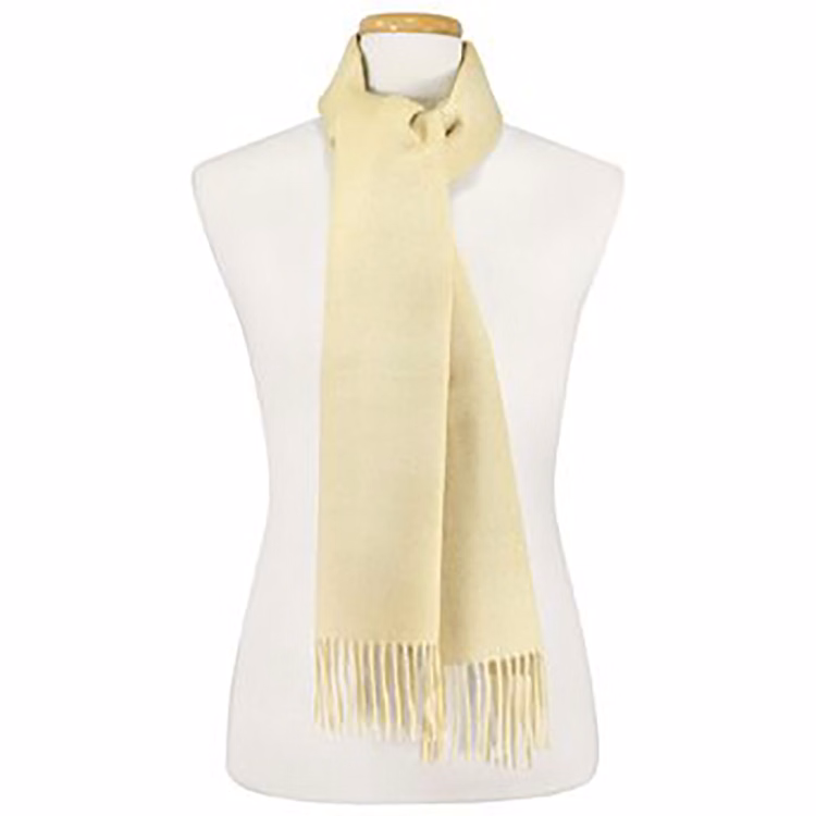 Ivory 100% Alpaca Scarf