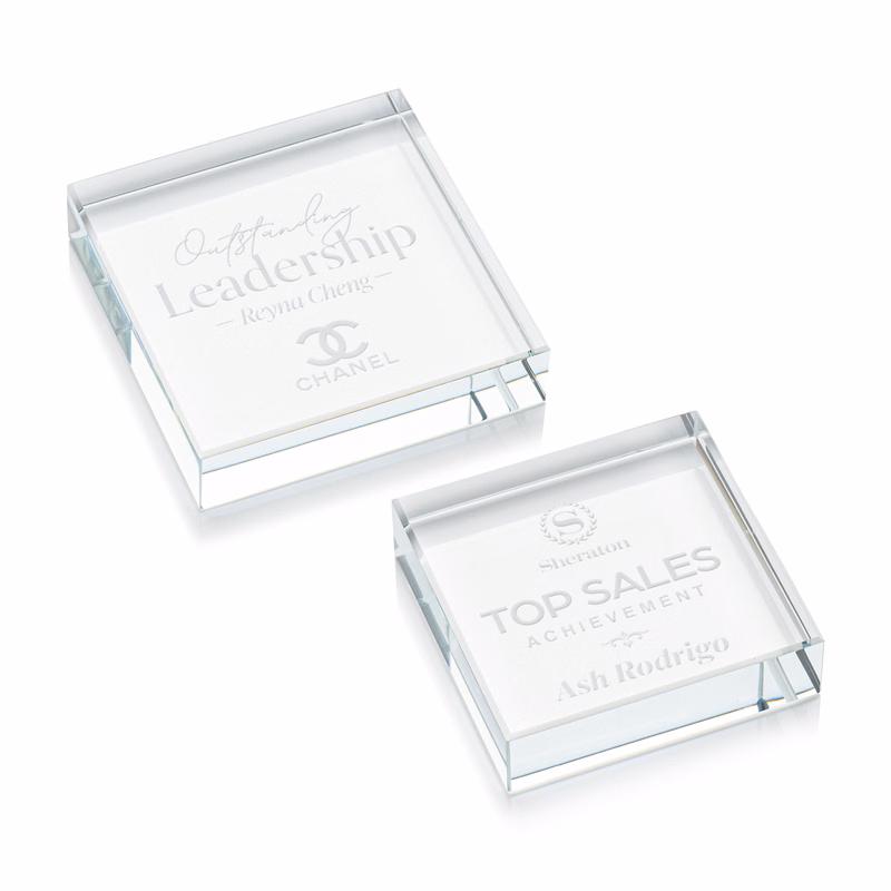 Winston Square Paperweight