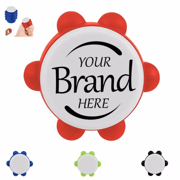 Custom Silicone Pop Bubble Stress Reliever — Office Wellness Promotional Gift