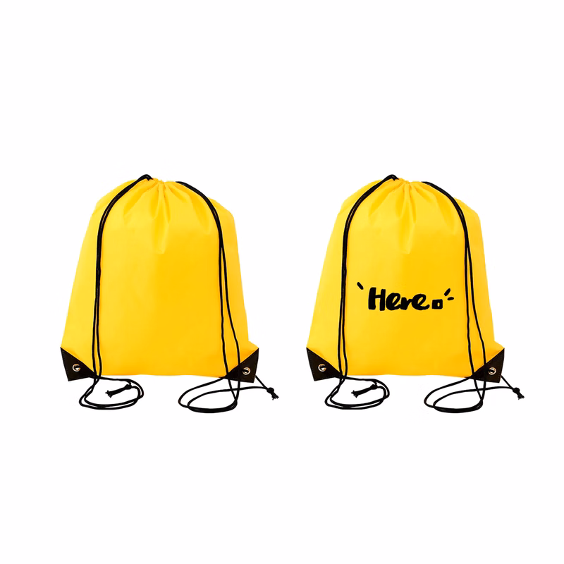 210D Polyester Drawstring Sports Backpack