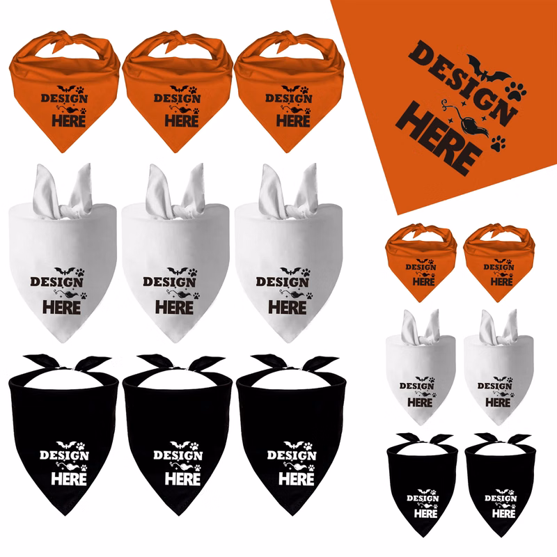 MOQ10 Pet Halloween Holiday Ribbon