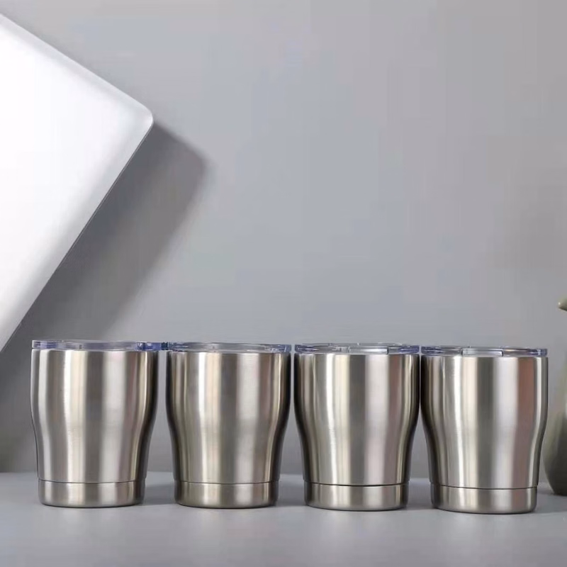 Vacuum Wine Tumblers Coffee Cup With Lid