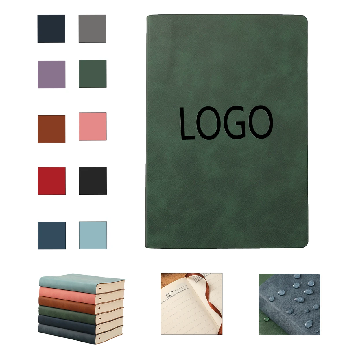A5 Thick Leather Notebook 1