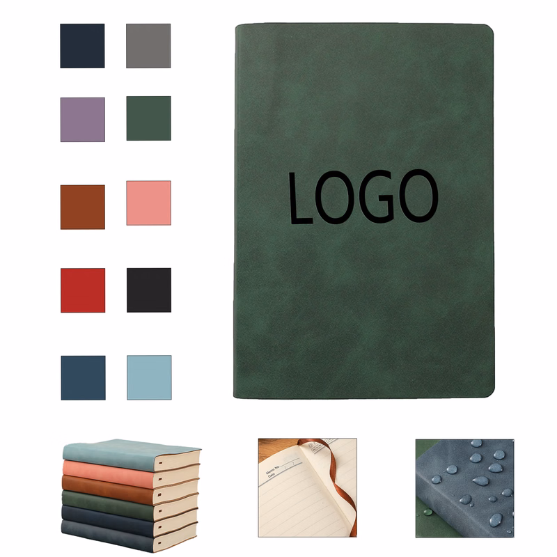 A5 Thick Leather Notebook