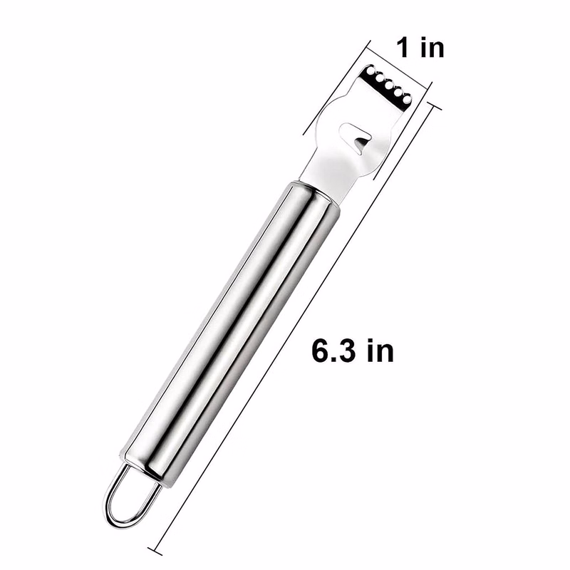 Stainless Steel Round Handle Lemon Zester Kitchen Tool