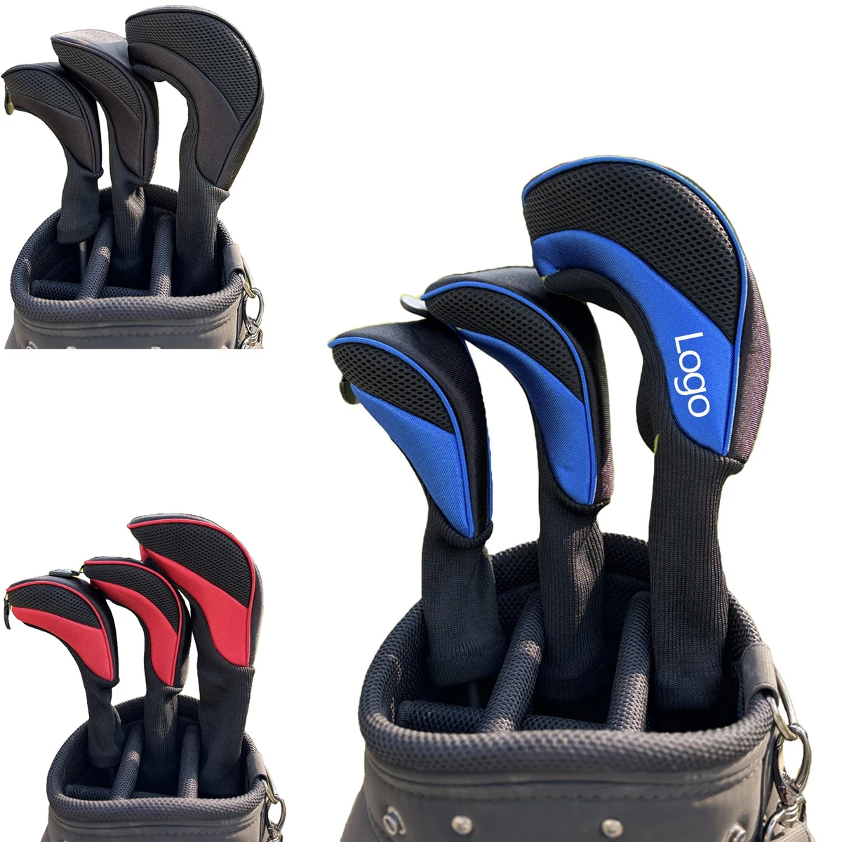 3 Pieces Golf Club Head Covers 1