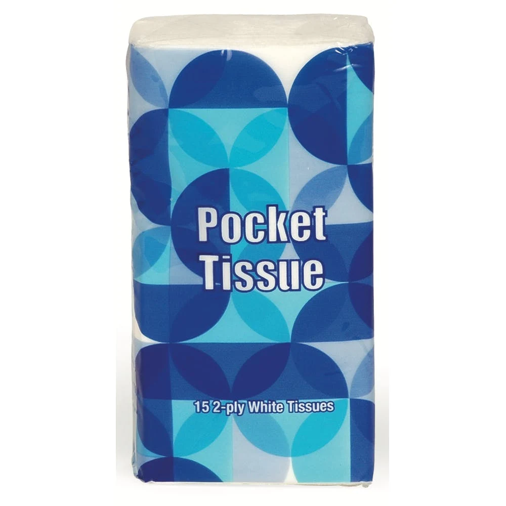 2 Ply Pocket Tissues 15ct. 1