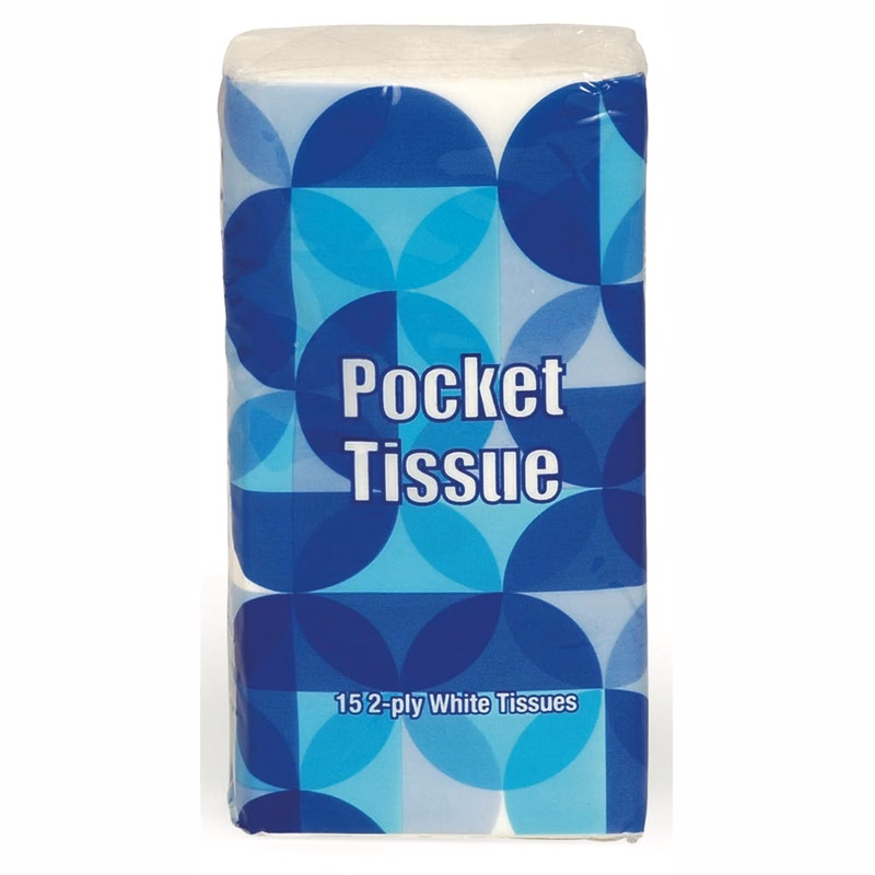 2 Ply Pocket Tissues 15ct.