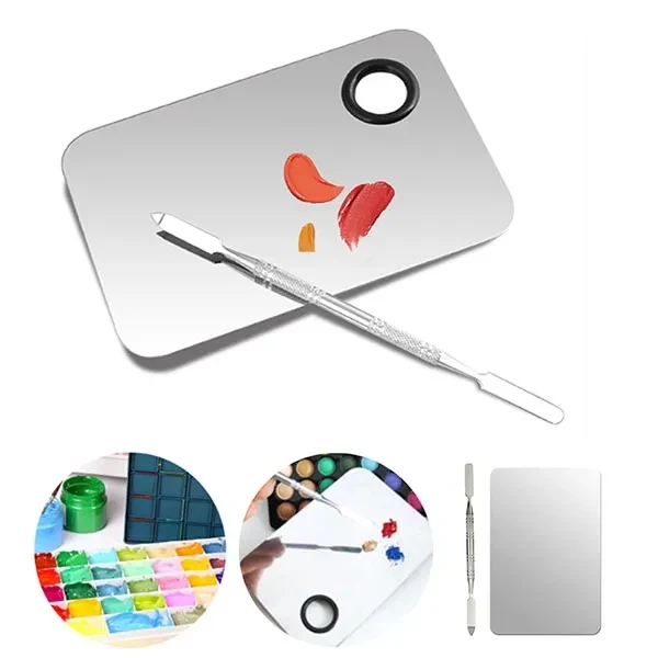 Makeup Palette Art Pigment Pallet With Spatula 1